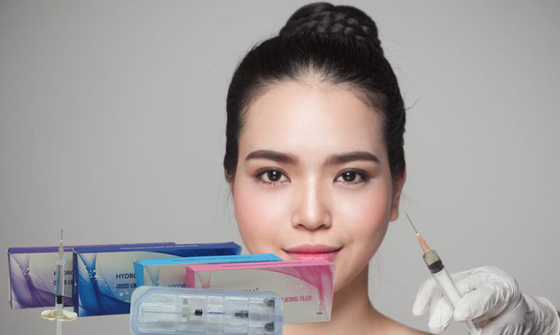Il riempitore cutaneo dell'ha della stazione termale della clinica di bellezza modella i contorni facciali aggiunge il riempitore di Wrinles del volume